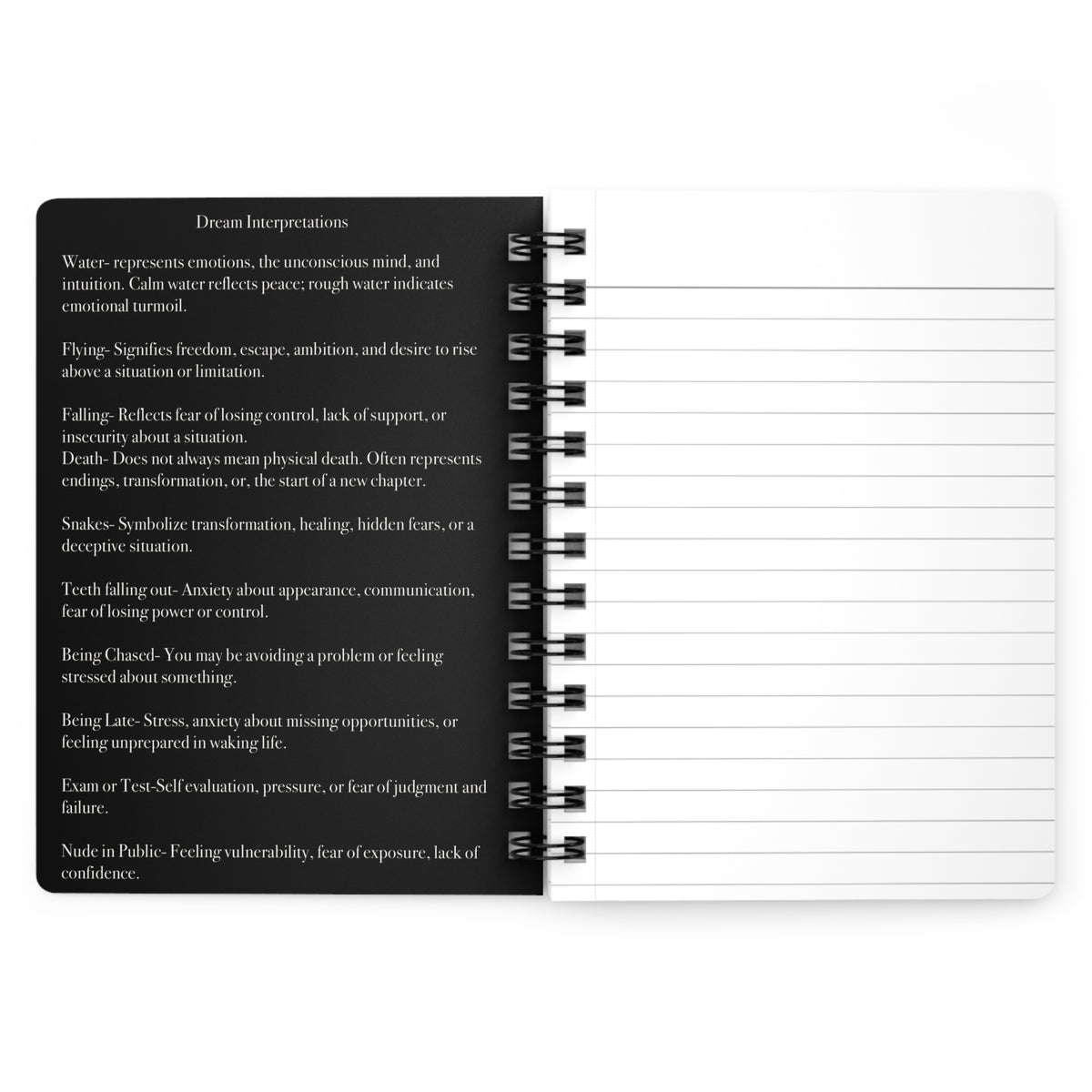 Spiral Notebook — Moonlit Village Sketch Journal